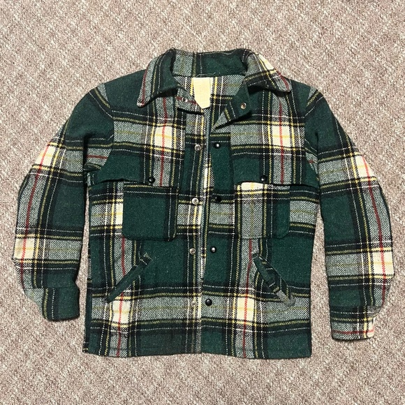 Big Bill Other - 60s/70s Big Bill Plaid Workwear Flannel Overshirt